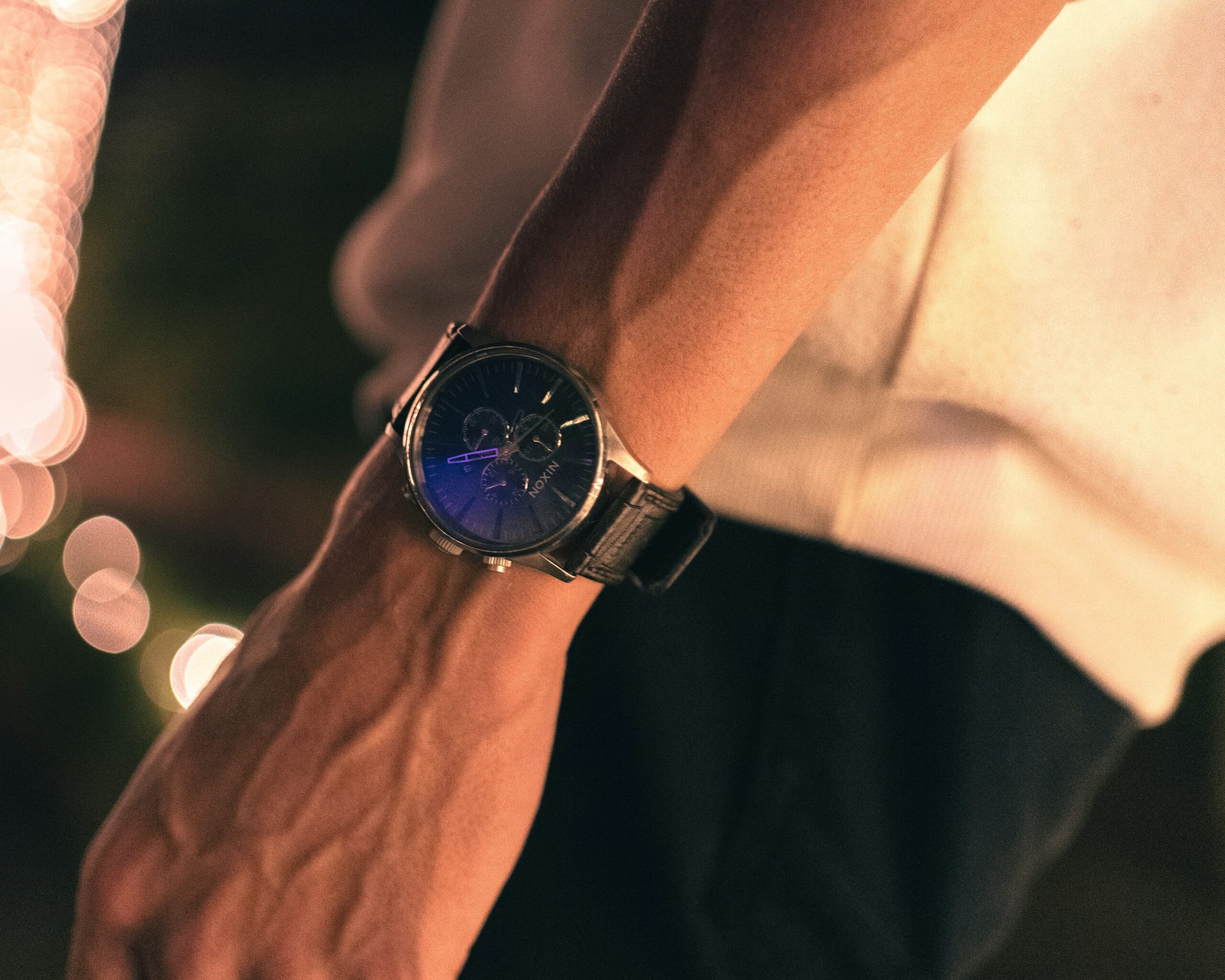 An elegant Apple Watch paired with an Hermès band.