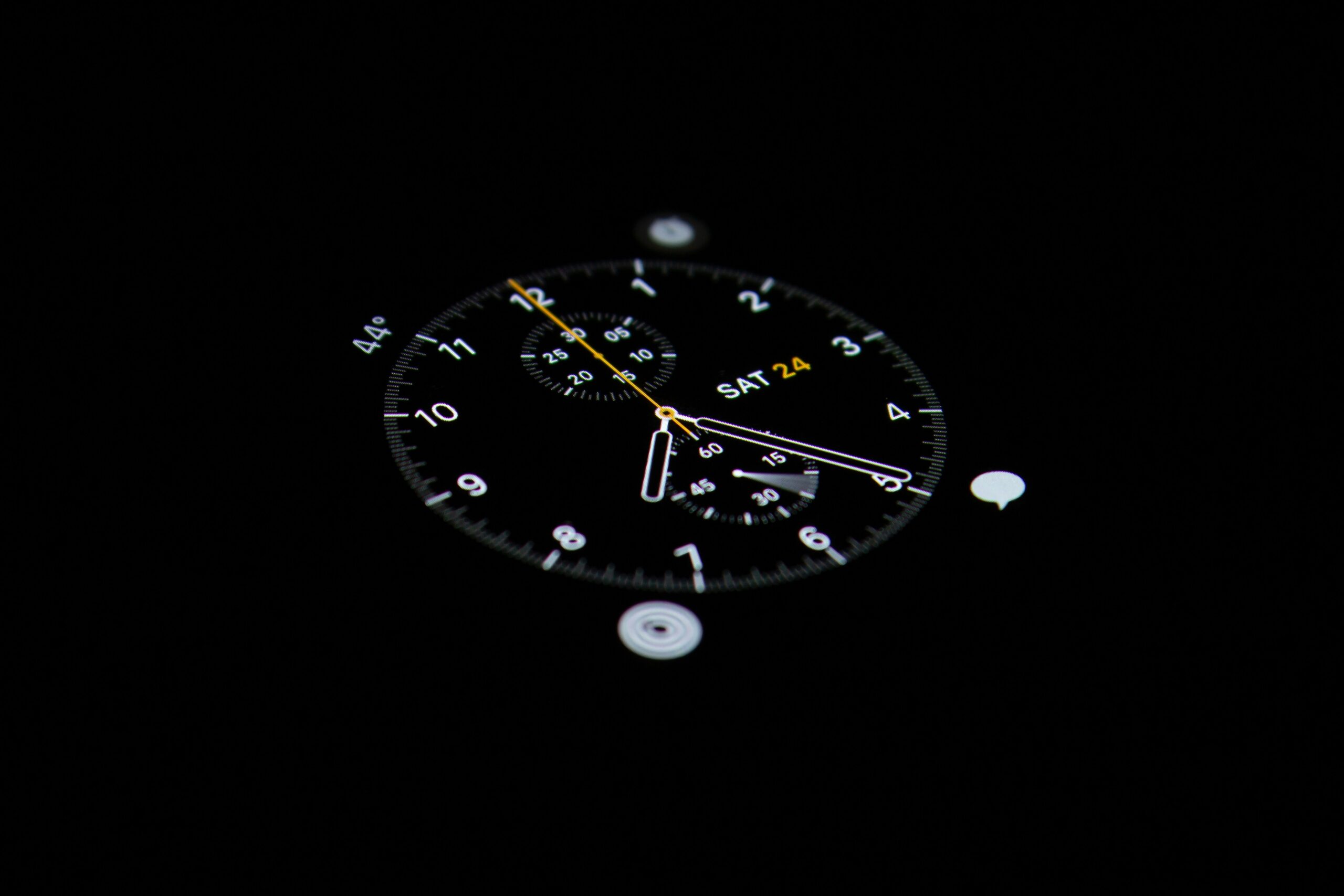 Close-up of a shiny stainless steel watch showing no signs of damage