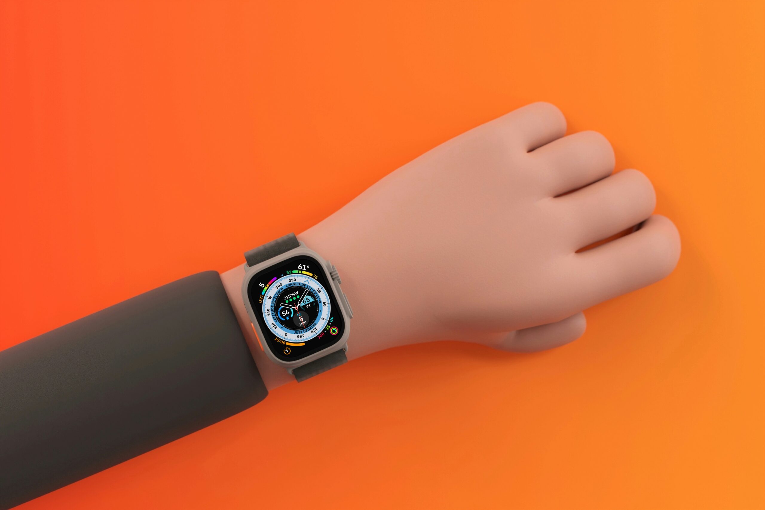 A colorful array of watches showing different shades on various skin tones