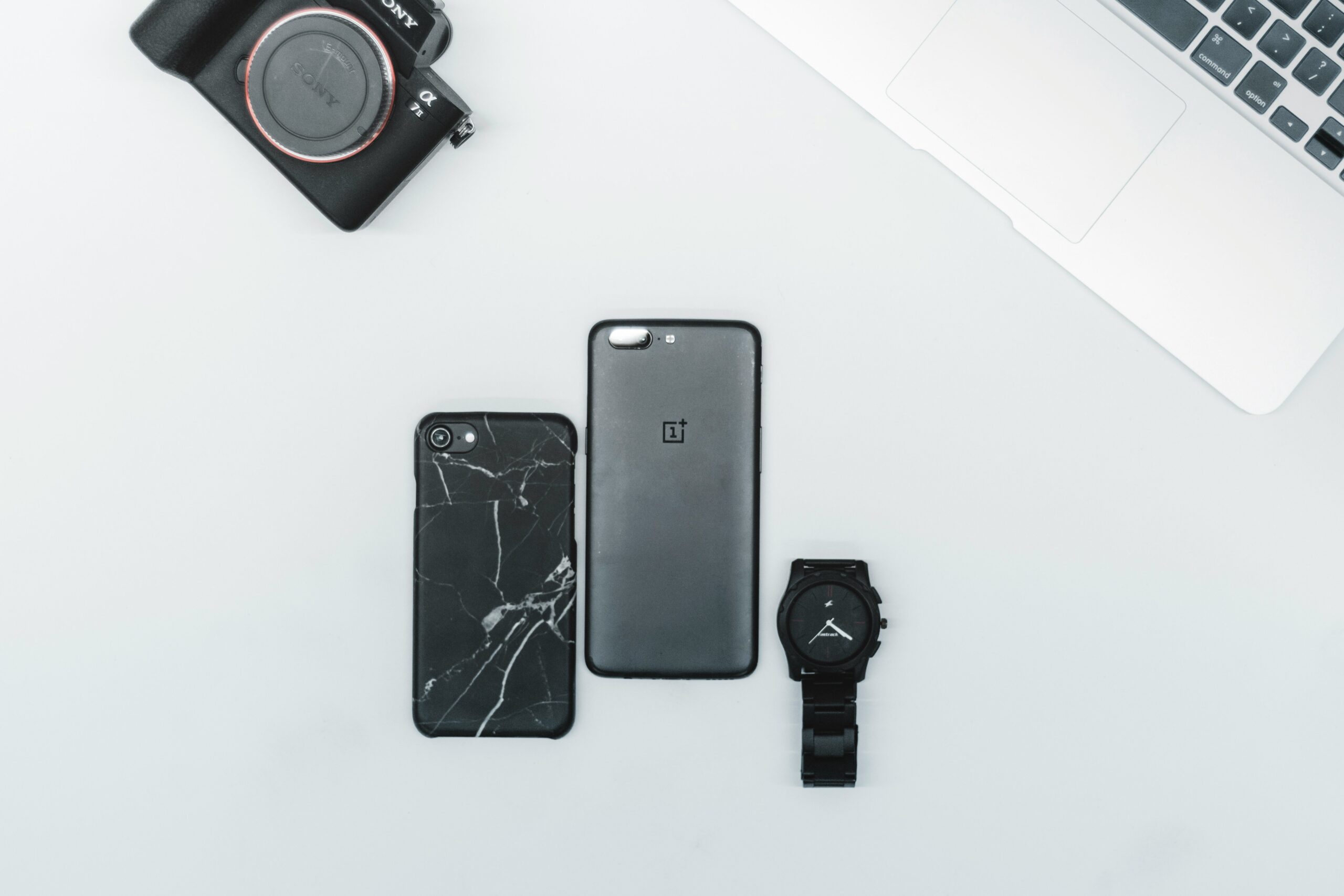 Before-and-after images showcasing someone upgrading their style with a rose gold watch.