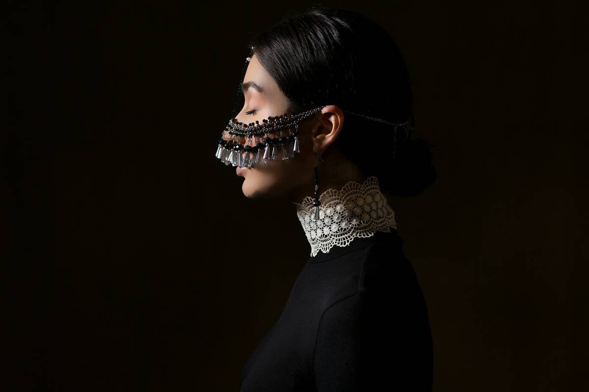 Closeup of a stylish police brand modern upgrade watch on a wrist with glowing notification icons visible